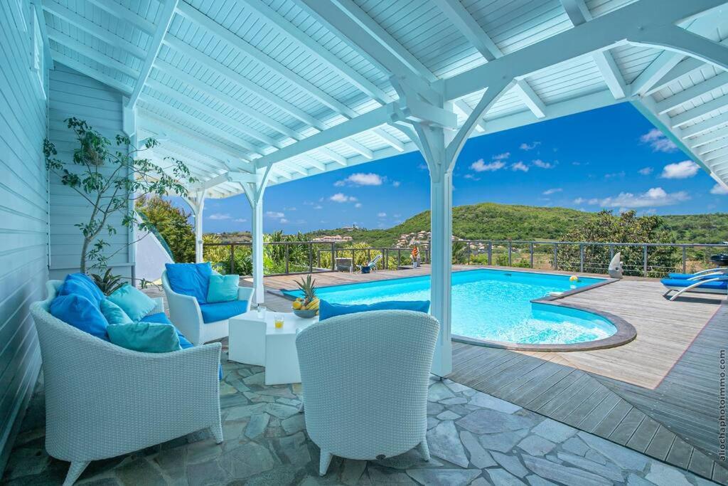 Luxueuse Villa Katleya, Vue Mer Le Vauclin Eksteriør billede